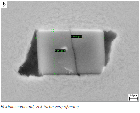 Abbildung 8 b) Aluminiumnitrid, 20k-fache Vergrößerung